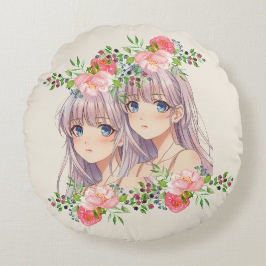 Wear Your Imagination Rond Kussen (Voorkant)