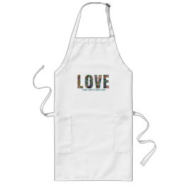 Wear Your Love Apron Lang Schort