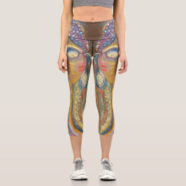 Wear Your Love© Capri Leggings with original art
