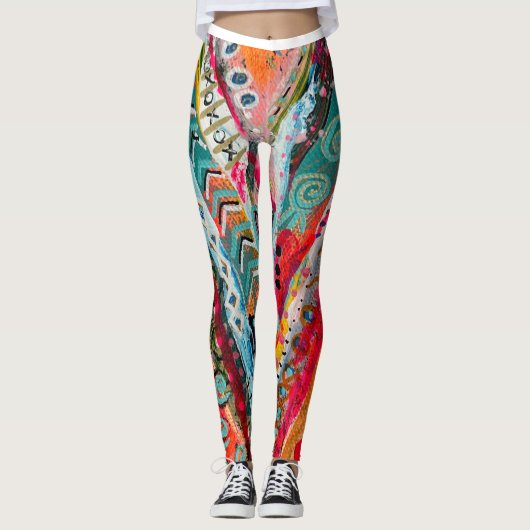 Wear Your Love leggings - Original Art - love wins (Voorkant)