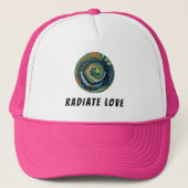 WEAR YOUR LOVE Trucker Hat - radiate Pet (Voorkant)