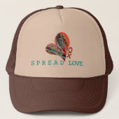 Wear Your Love trucker hat - Spread Love Pet (Voorkant)