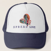 Wear Your Love trucker hat - Spread Love Trucker Pet (Voorkant)