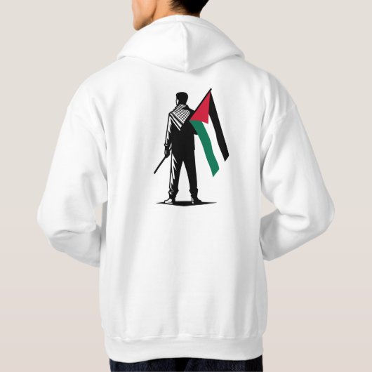 Wear Your Support Proudly with Our Palestine Sweat Hoodie (Achterkant)