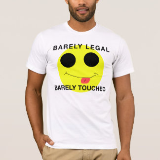WEARE18's Barely Legal T-SHIRT met een zeer hoge a