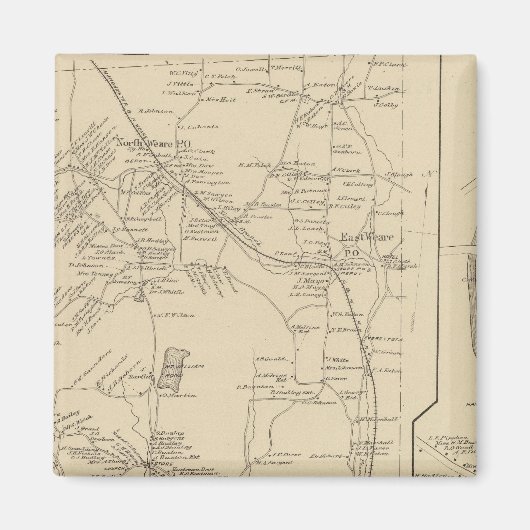 Weare, Hillsborough Co. Magneet (Voorkant)