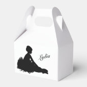 Weary Ballerina Personalized w Name Bedankdoosjes (Voorkant Zijde)