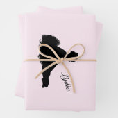 Weary Ballerina Personalized w Name Pink Inpakpapier Vel (In situ)