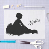 Weary Ballerina Personalized w Name Tissuepapier (Craft)