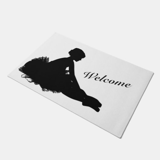 Weary Ballerina Welkom Deurmat (Schuin)