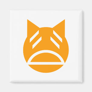 Weary Emoji Cat Magneet
