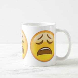 Weary Face Emoji Koffiemok