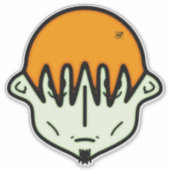 Weary greenish guy met geatel v1 sticker (Voorkant)