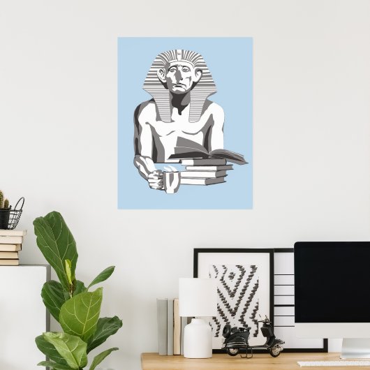 Weary Senusret III Poster (Thuiskantoor)