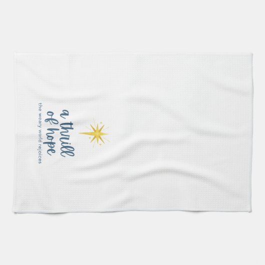 Weary World verheugt zich over keukenhanddoek (Horizontaal)