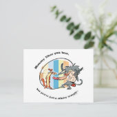 Weasel & Baboon "Mammie houdt van je best" Briefkaart (Staand voorkant)