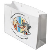 Weasel & Baboon "Mammie houdt van je best" Groot Cadeauzakje (Achterkant Gekanteld)