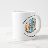 Weasel & Baboon "Mammie houdt van je best" Grote Koffiekop (Voorkant rechts)