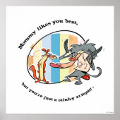 Weasel & Baboon "Mammie houdt van je best" Poster (Voorkant)