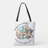 Weasel & Baboon "Mommy Likes You Best" Tote Bag (Achterkant)