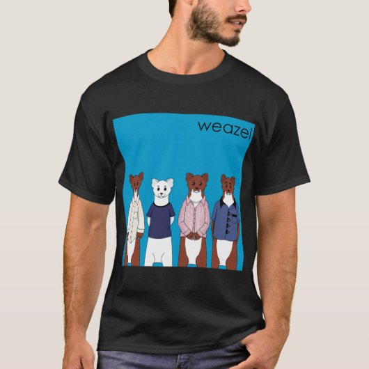 Weasel Blue Album boy friends T-shirt (Voorkant)