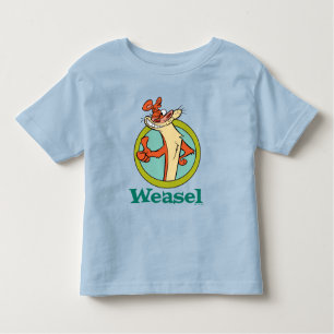 Weasel duikt op teken grafisch kinder shirts