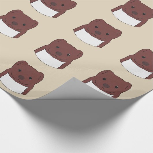 Weasel Face Cadeaupapier (Hoek)
