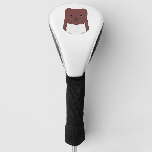 Weasel Face Golfheadcover (Voorkant)