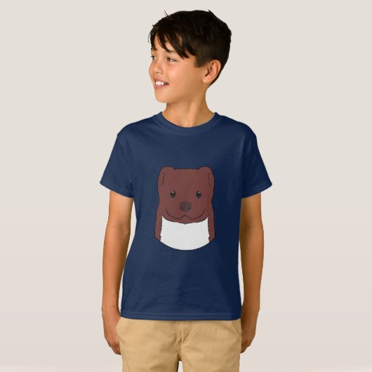 Weasel Face T-shirt (Voorkant volledig)