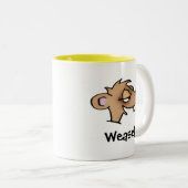 Weasel-Mok Tweekleurige Koffiemok (Voorkant rechts)