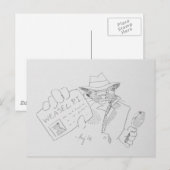 Weasel P.I. Briefkaart (Voorkant / Achterkant)