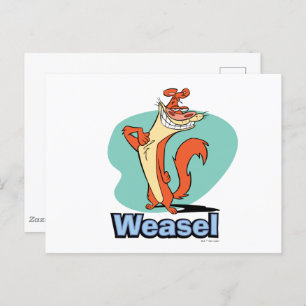 Weasel Proud Character Graphic Briefkaart