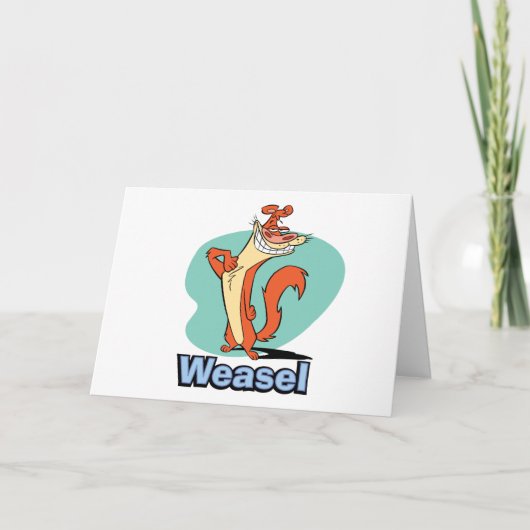 Weasel Proud Character Graphic Kaart (Voorkant)