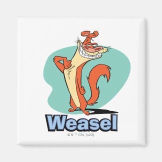 Weasel Proud Character Graphic Magneet