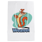 Weasel Proud Character Graphic Medium Cadeauzakje (Achterkant)
