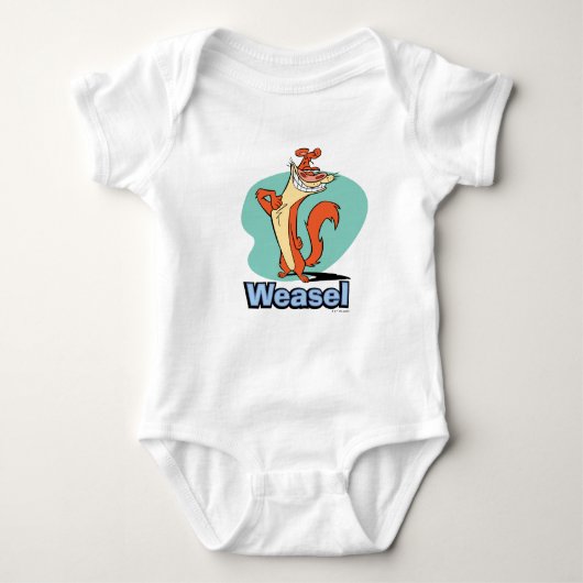 Weasel Proud Character Graphic Romper (Voorkant)