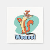 Weasel Proud Character Graphic Servet (Voorkant)