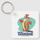 Weasel Proud Character Graphic Sleutelhanger (Voorkant)