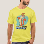 Weasel Proud Character Graphic T-shirt (Voorkant)