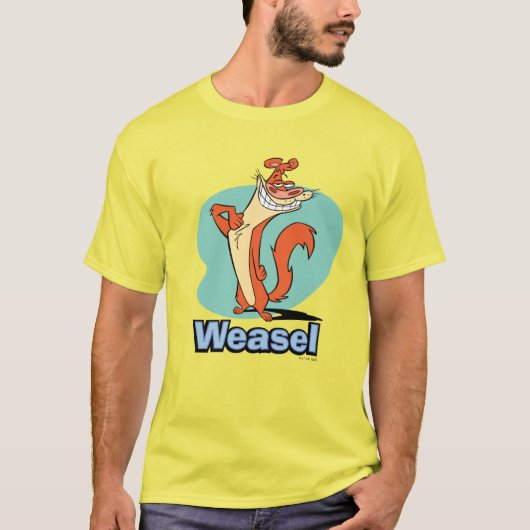Weasel Proud Character Graphic T-shirt (Voorkant)