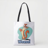 Weasel Proud Character Graphic Tote Bag (Voorkant)