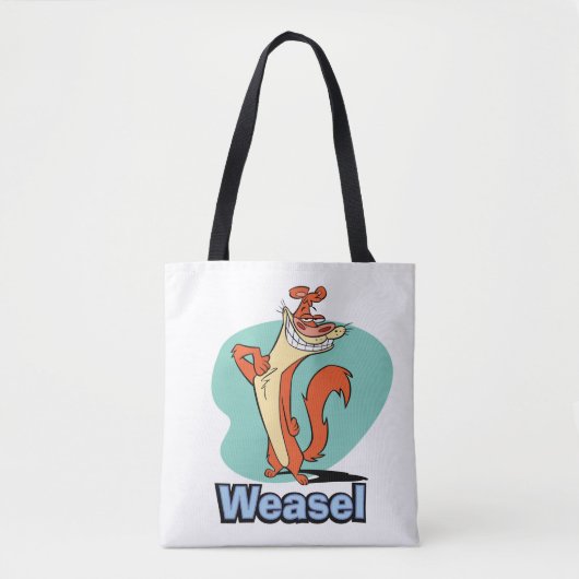 Weasel Proud Character Graphic Tote Bag (Voorkant)