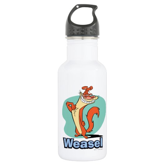 Weasel Proud Character Graphic Waterfles (Voorkant)