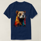 Weasel Rainbow T-shirt (Design voorkant)