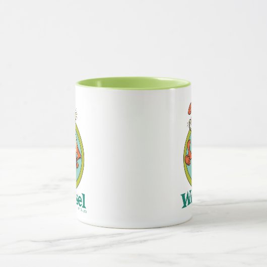 Weasel Thumbs Up Character Graphic Mok (Midden)