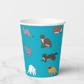 Weasels Papieren Bekers (Achterkant)