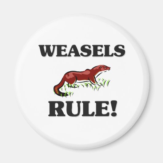 WEASELS-regel! Magneet (Voorkant)