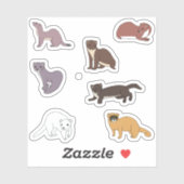 Weasels Sticker (Vel)