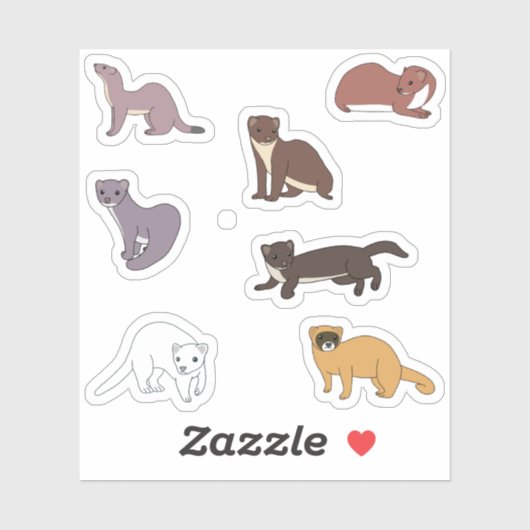 Weasels Sticker (Vel)