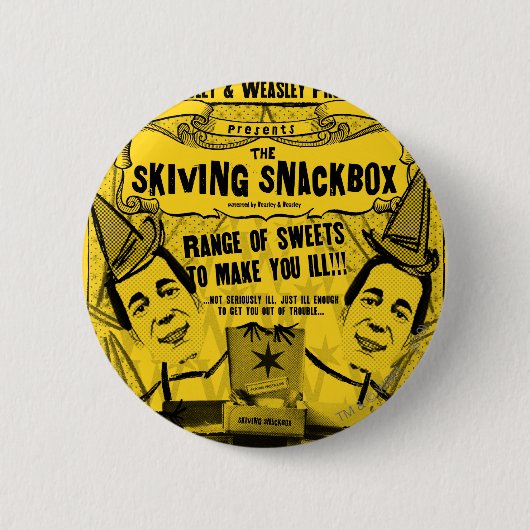 Weasley en Weasley Producten Ronde Button 5,7 Cm (Voorkant)